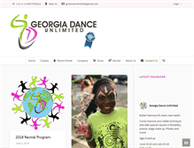 Tablet Screenshot of gadanceunlimited.com